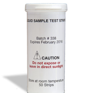 Liquid Sample Test Strips